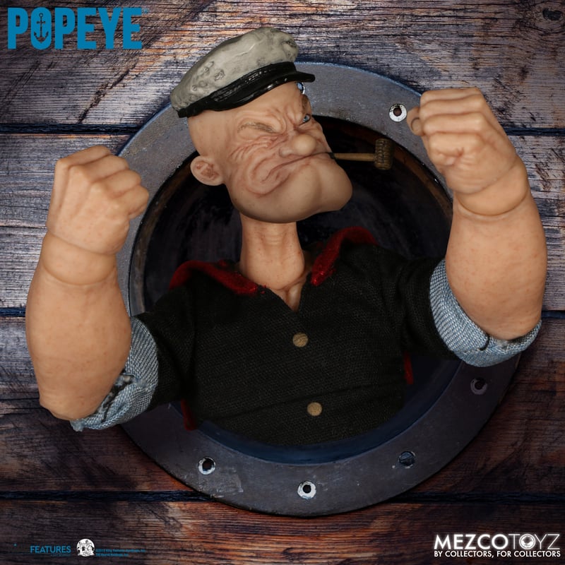 Mezco Toyz One:12 Collective Popeye 1/12 Scale Action Figure