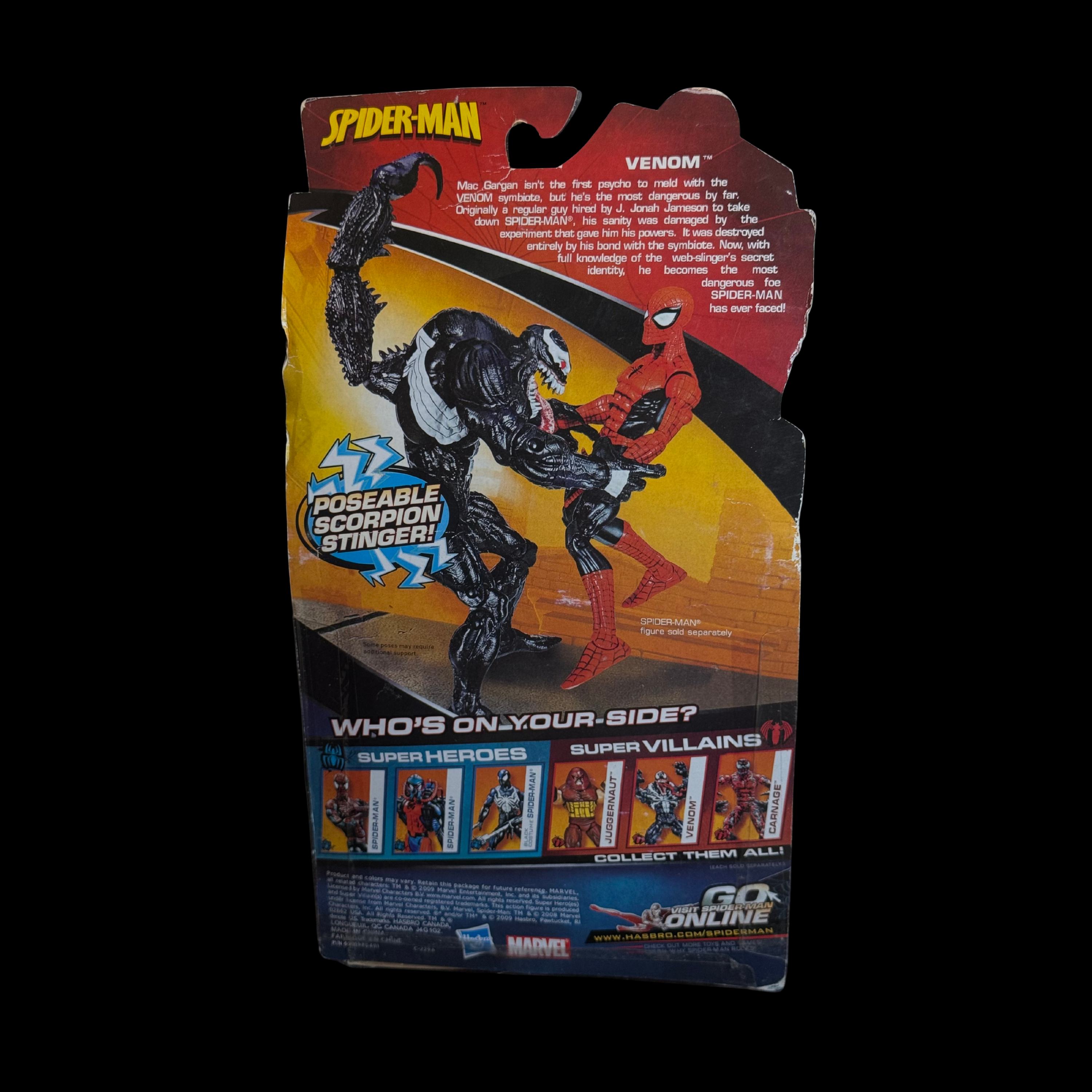 Hasbro Spider-Man Classics Venom Scorpion Stinger Action Figure – 6-Inch – 2009