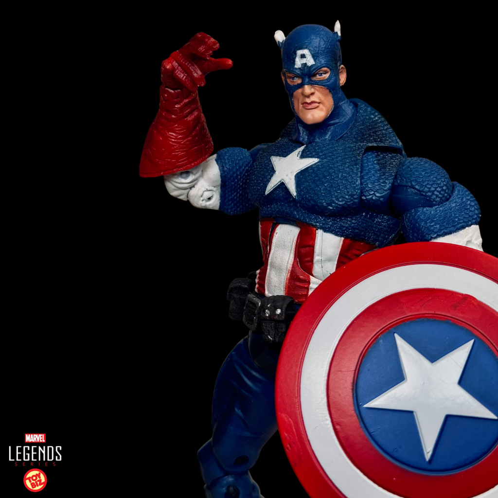 Toy Biz Marvel Legends Face-Off Series Captain America Action Figure – 2006 | Loose / without box