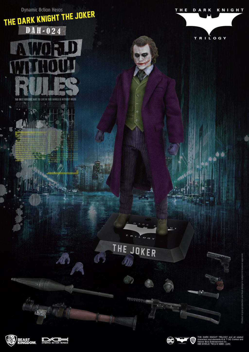 Beast Kingdom DAH-024S The Joker (The Dark Knight) Action figure