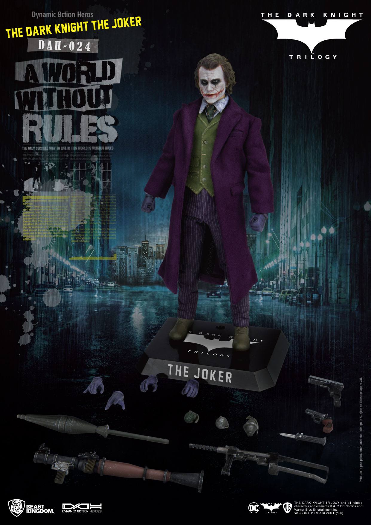 Beast Kingdom DAH-024S The Joker (The Dark Knight) Action figure