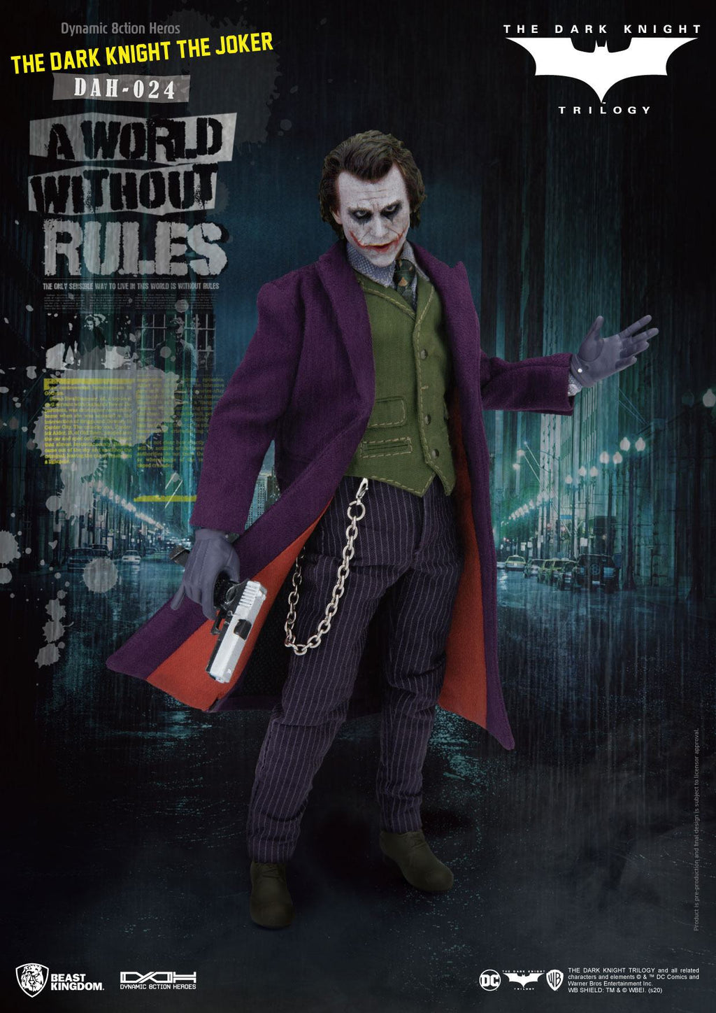 Beast Kingdom DAH-024S The Joker (The Dark Knight) Action figure
