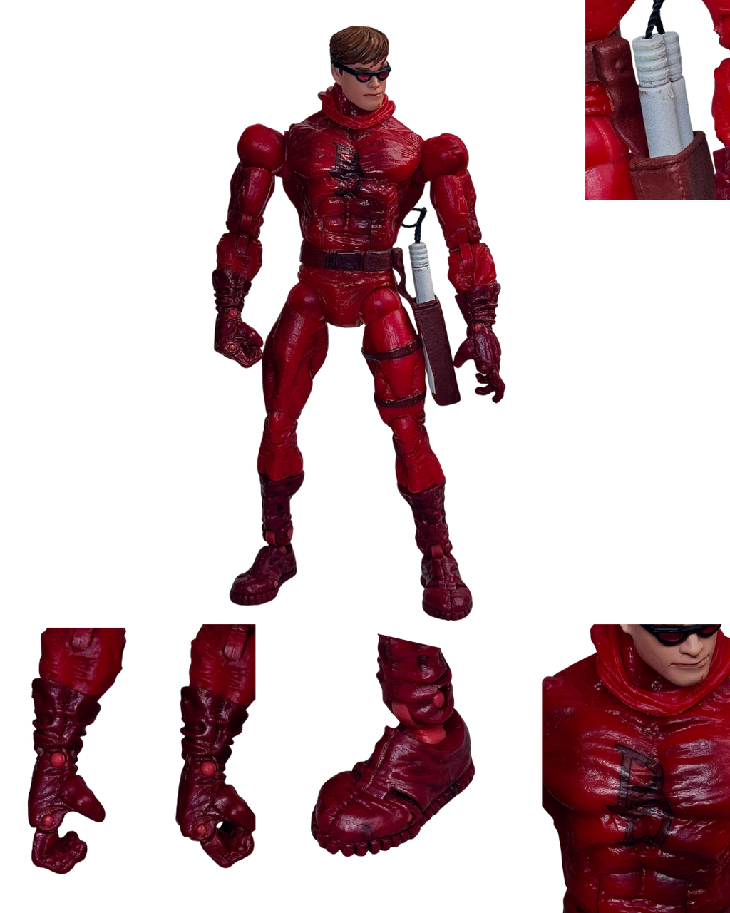 Marvel Legends Daredevil Action Figure – Classic Red Suit Edition