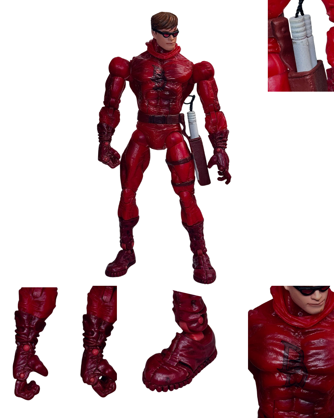 Marvel Legends Daredevil Action Figure – Classic Red Suit Edition