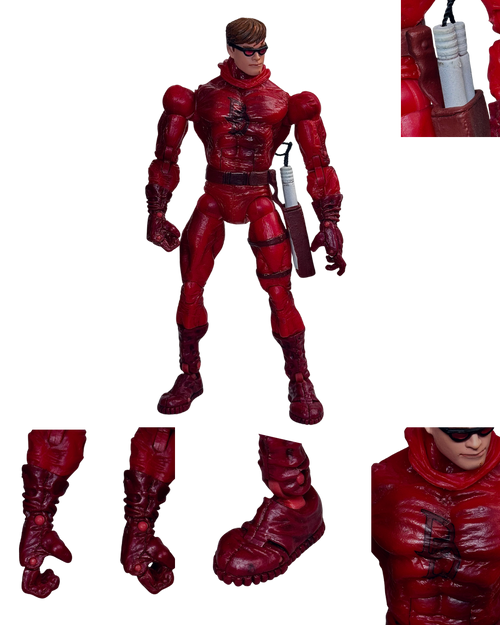 Marvel Legends Daredevil Action Figure – Classic Red Suit Edition